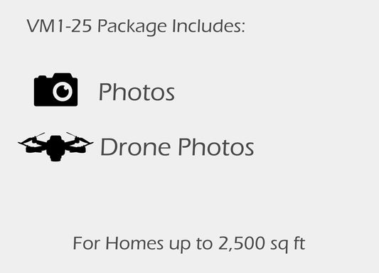 Views Media Real Estate Photography Package - up to 2,500 sq ft